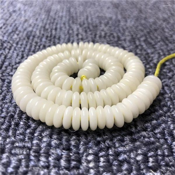 Brin en gros naturel blanc Bodhi racine perles cale 108 perlé Bracelet bricolage entretoise classique Simple bouddhiste bijoux accessoire