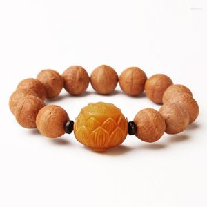 Strand Gros Népal Peau Rouge Eichhornia Bracelet Bodhi Positif Yeux Ronds Chanceux Hommes Et Femmes Perle Main Chaîne Bijoux En Bois