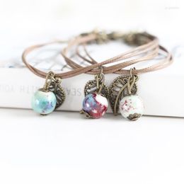 Strand dames handgemaakte keramische sieraden paar armband eenvoudig en stijlvol cadeau voor vrouwen #1097