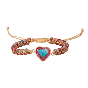 Strand Femmes Double Couche Taille Réglable Anniversaire Perle Tressée Bracelet Amitié Cadeau Coeur Charme Quotidien Enfants Adultes Bijoux De Mode