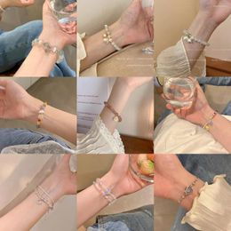 Bracelet de conception de bracelet en cristal de brins Niche tout