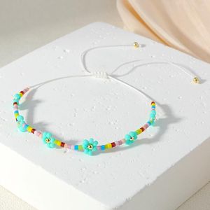Bracelets de perles d'imitation de marguerite tissés à brins, bijoux de fleurs bohème, perles Miyuki, cadeaux d'anniversaire pour filles