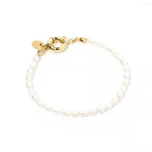 Strand WT-MPB039 WKT Design magnifique bracelet en perles naturelles plaqué or et bijoux fins pierre très agréable pour les femmes