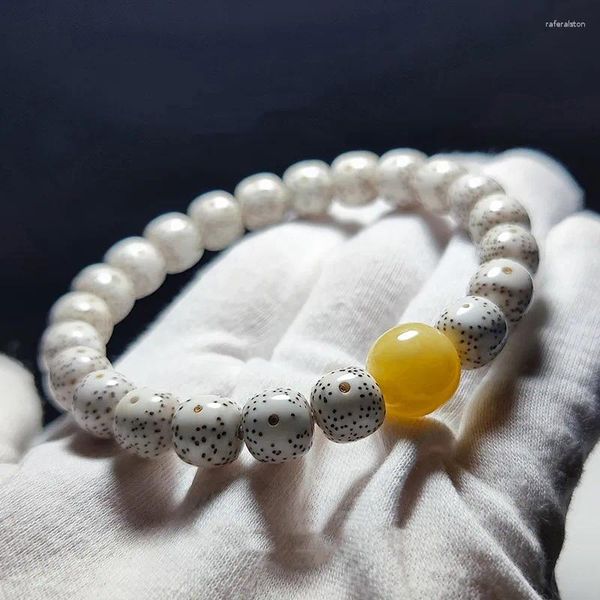 Bracelet de perles de prière, artefact culturel, brin Xingyue Bodhi 9 10mm, vieux baril
