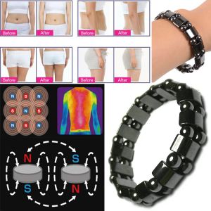 Brins 2021 New Fashion Jewelry Twisted Magnet Health Slim Bead String Bijoux Biomagnétique Biomagnétique Bracelet pour hommes et femmes