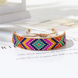 Brins Bluestar Boho Bracelet perlé à la main pour femmes Bangle Mexique Fashion Women's Corde tissage pulseras mujer bijoux