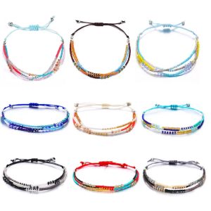 STRANDS BOHEMIAN HANDMADE ZOAK KRAAD TROEK BRACKET Mode Nieuw ontwerp Frirendship Women Bracelet Gift Party Accessoires