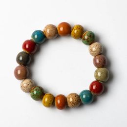 Brins de perles de céramique colorées