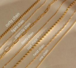 Strengen op maat gemaakt speciale groothandelsverbinding roestvrijstalen kettingen armbanden oorbellen enkelbanden ringen