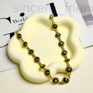 STRANDS Designer Light Luxury Fanjia Medusa Head Necklace Dames Collarbone Chain Hanger Personalised Elegance 48T5