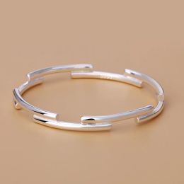 STRANDS Europe et Amérique S990 Foot Silver Bracelet Silver Silver Bracelet UN NOUVEAU PRODUIT ACCESSOIRES CCE12