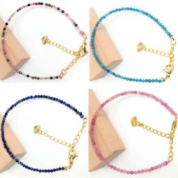 Strings Facet Perges à facettes 23 mm perles Collier Bracelet Malachite Zircon Agate Sodalite Crystal Choker Men Femme Jewelry Party Gift