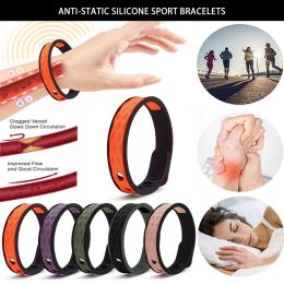 Strengen ver infrarood negatieve ionen polsband antistatische sport armband lymfed drainage gewichtsverlies verstelbare armband