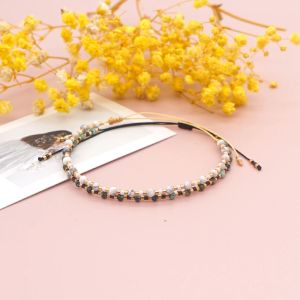 Brins go2boho semi-précieuse Bracelet Bracelet Mode Miyuki Seed Bead Bijouts Bracelets ajustés pour les femmes
