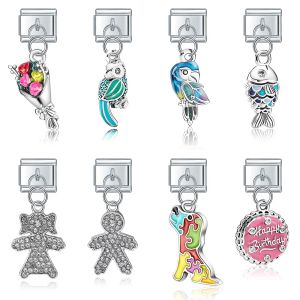 Stands HAPISHIP Fashion Sweet Flower Dog Boy Girls Cake Fish Fish Trear Charm