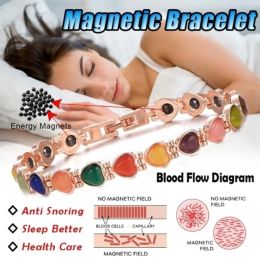 Brins Bracelet magnétique à la couleur orable colorée