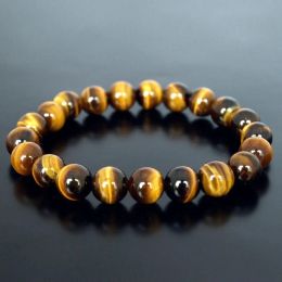 Brins Naturel Stone Tiger Eye Opal Green Peacock Bel Bracelet Fashion Perle Pendant Yoga Guérisse Énergie Bracelet Femelle Bijoux masculin