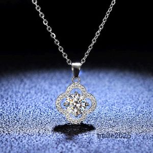 STRANDS kettingen Strings Sterling 1 Mosan Diamond Necklace Dames Fashion Clover Flower Nieuwe Sier Pendant sleutelbeenketting