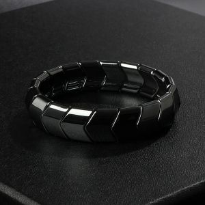 Brins nouvelles bracelets hématites flèches mensonges pour hommes sans bracelets de thérapie magnétique pour les femmes bijoux bracelet de soins de santé