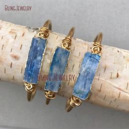 Brins Kyanites Bar bracelet Bracelet Bracelet Brangle A réglable Boho Jewelrynim Jean Bridesmaid Gift BM11244