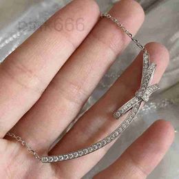 Strands, Strings Diseñador Smile Bow Collar Mujer Plata de ley Temperamento completo Wind Net Red Clavicle Chock Short Neckchain F9NT