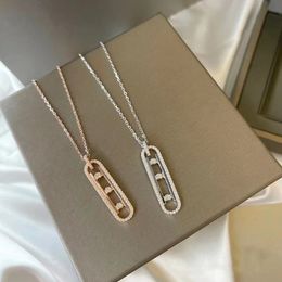 Strands Strings French Luxury Jewelry 925 Sterling Silver Classic Couple Zircon Fashion Urban Women's Sweater Long Necklace 230731