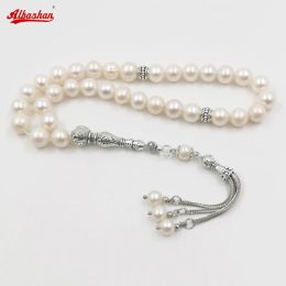 Stands Tasbih Natural Pearl Hot Sale Style Freshwater Pearl Misbaha Rosaire Bracelet Pearl Femmes Amour Gift Islamic Bijoux Eid Cadeau