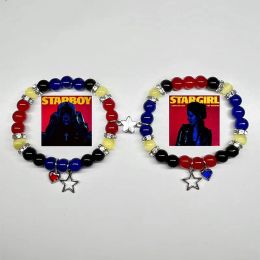 Bands Weeknd Stargirl Interlude Bracelet Starboy Y2K fait à la main