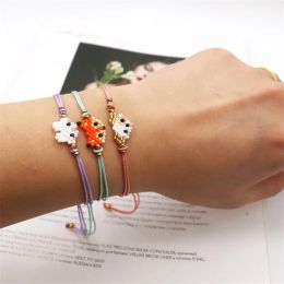 Brins zhongvi bel bracelet cadeau boho miyuki bracelets femmes enfants pulseras chat lapin renard motif juif