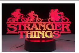 Stranger Things American Web Television Series Led Night Light 7 kleuren veranderen aanraaksensor