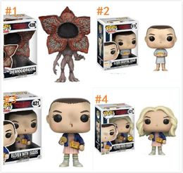 Stranger Things Movie Anime Action Figura Demogorgon Eleven con Eggos Animation 10cm 4 pulgadas Modelos de figura paquetes de caja de BoomBoom7596629