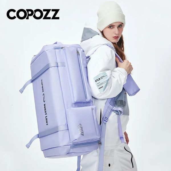 Sangle COPOZZ femmes sac à dos de Ski sac de Snowboard 55L grande capacité bottes imperméables réglables 231122