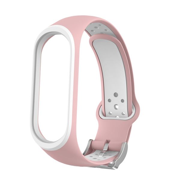 Sangle pour Xiaomi Mi Band 5 4 3 Bracelet de bracelet de bracelet de remplacement rose en silicone pour Xiomi Mi Band3 Miband 4 3 Band4 Strap