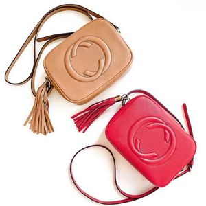 Luxury Tassel Soho Disco Camera Designer Sac Marmont Womens Fashion Handsbag Crossbody White En cuir Sac Saclle de voyage Voyage