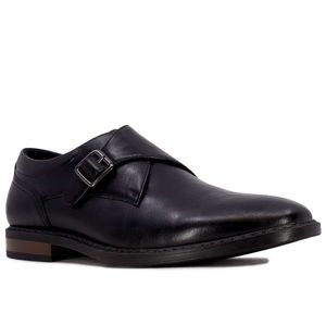 Strap Nine Monk Loader: West Vegan Leather Lederen Oxford Dress Shoes voor formeel en zakelijk casual comfort 716 COMT 5