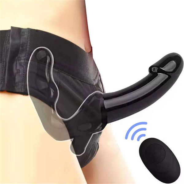 Strap-On Double Heads Consolador Vibradores Sexy Juguetes para mujeres ACCESORIOS EXÓTICOS Vagina Masea de próstata Oral para hombres