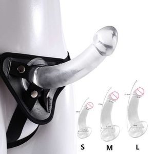 Strap-on realistische dildo broek voor mannen dubbele dildo's met ringen man strapon harnas riem volwassen games dropshipping