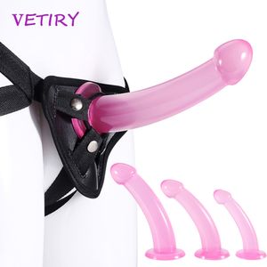 Gode réaliste à sangle, culotte, Plug Anal, jeu pour adultes Gay, jouets sexy pour femmes lesbiennes, Couples, Masturbation