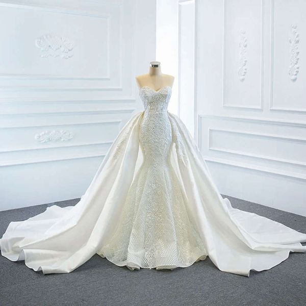 Robes de mariée de course sans bretelles