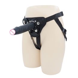 Strapon Lesbian Strap On Dildos Pantalones para mujeres Arnés Cinturón Gay Pene Strap-on sexy Juguetes Accesorios