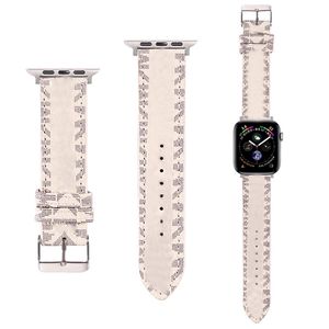 Bandjes voor Apple Watch Band Designer Smart Watch Band Mode lederen armband Compatibel met Ultra Series 8 Iwatch 38mm 40mm 42mm 45mm 49MM Smartwatch USA