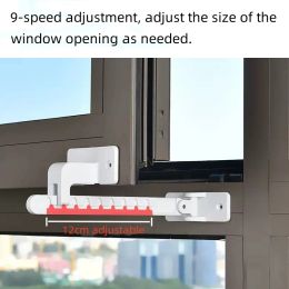 Limitador de la ventana de multiposición de correas, protección de seguridad para niños