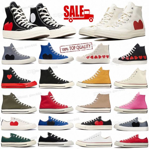 Stras Classic Casual 1970S Hombres Zapatos para mujer Star Zapatillas de deporte Chuck 70 Chucks 1970 Big Taylor Eyes Sneaker Plataforma Zapato Lienzo Nombre conjunto Campus Top Qu 22jW #