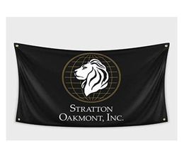 Stratton Oakmont Banner Flag 3x5ft Polyester Outdoor ou Indoor Club Digital Printing Banner et drapeaux entièrement 8766704