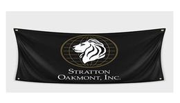 Stratton Oakmont Banner Flag 3x5ft Polyester Outdoor ou Indoor Club Digital Printing Banner et drapeau entier7749489