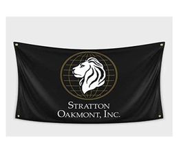 Stratton Oakmont Banner Flag 3x5ft Polyester Outdoor ou Indoor Club Digital Printing Banner et drapeaux entièrement 3362823