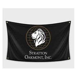 Stratton Oakmont Banner Flag 3x5ft Poliestere per esterni o interni Club Stampa digitale Banner e bandiere intere5697253