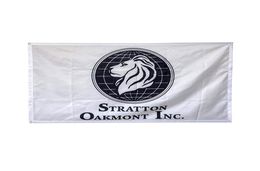 Stratton Oakmont bannière drapeau pour dortoir d'université décor de grotte 3x5 pieds vent avec œillets en laiton dortoir homme Frat Wall8369772