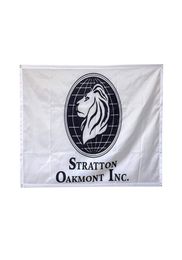 Bandera de Stratton Oakmont para decoración de cueva de dormitorio universitario, viento de 3x5 pies con ojales de latón, dormitorio, hombre, pared de fraternidad 5727262