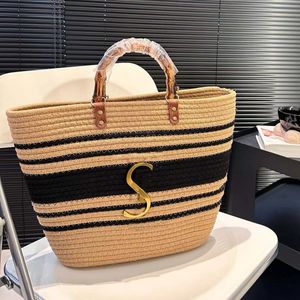 strozak strandtas draagtas designer tas handtas tas ICARE Lafite Straw Hooked Plus Grote boodschappentas voor dames Luxe herentas designer reiscrossbodytas